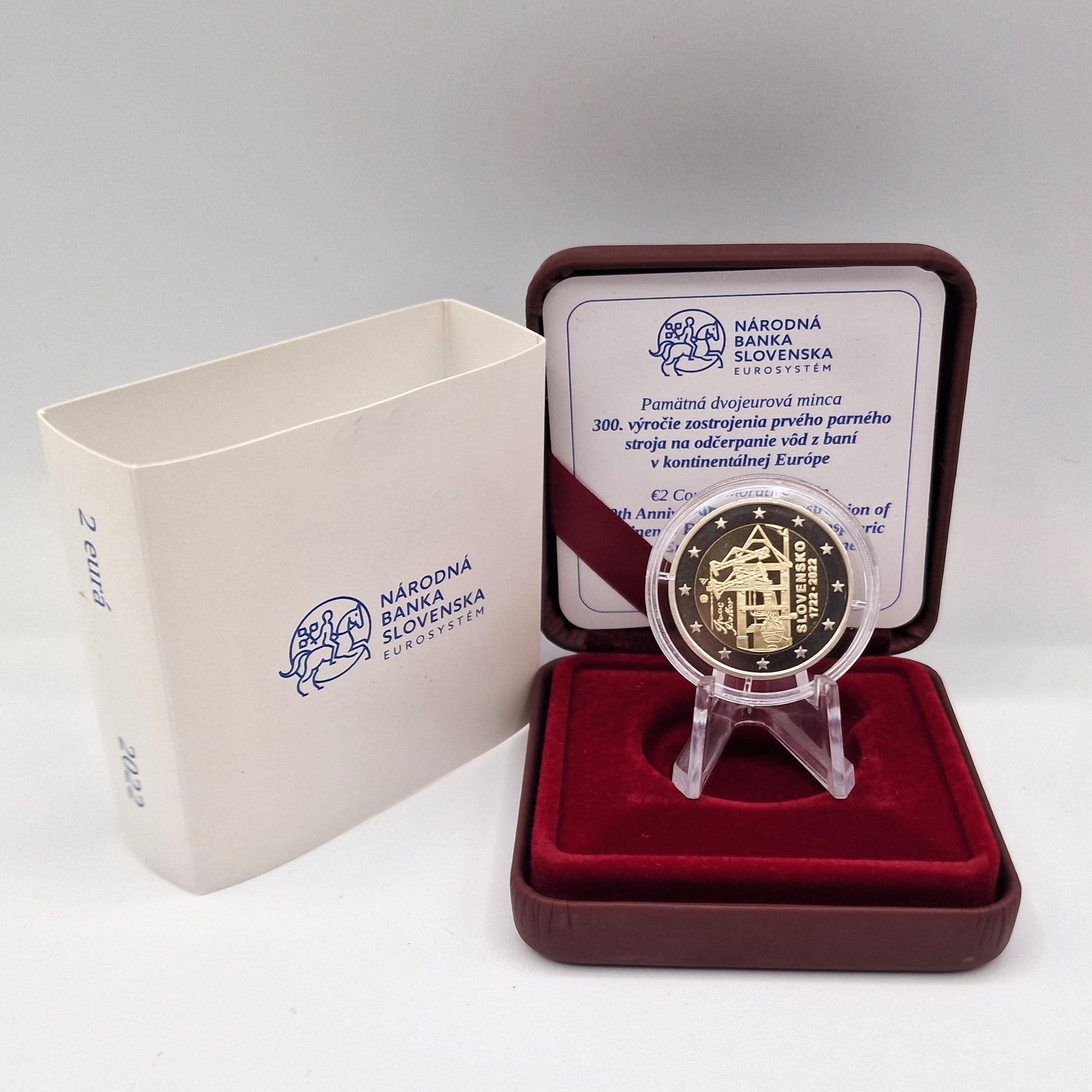 2022 Steam Engine - 2€ Slovakia Proof